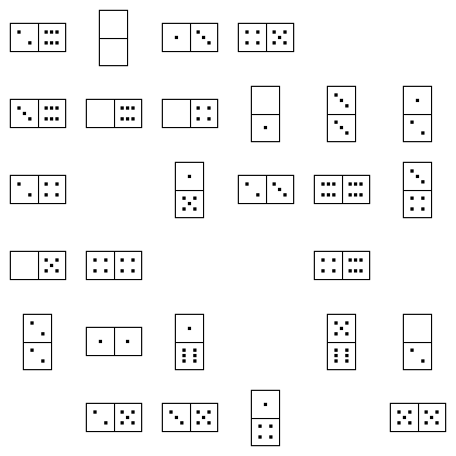 Domino Puzzle Grid
