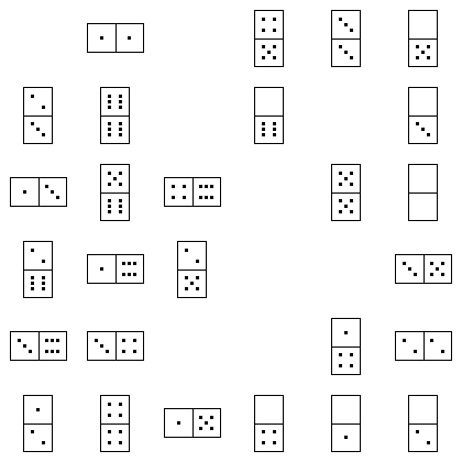 Domino Puzzle Grid