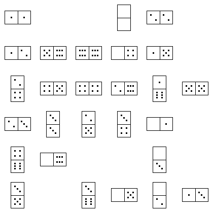 Domino Puzzle Grid
