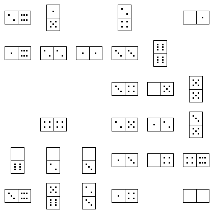 Domino Puzzle Grid