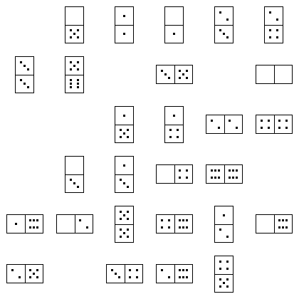 Domino Puzzle Grid