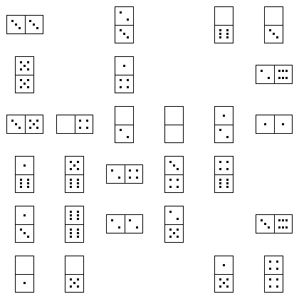 Domino Puzzle Grid