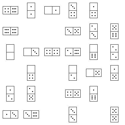 Domino Puzzle Grid