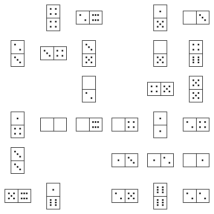 Domino Puzzle Grid