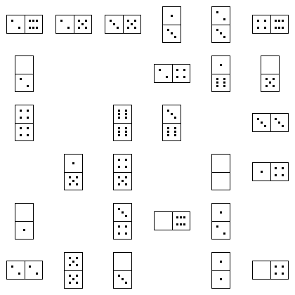 Domino Puzzle Grid