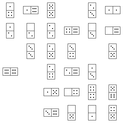 Domino Puzzle Grid