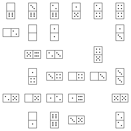 Domino Puzzle Grid