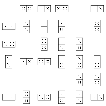 Domino Puzzle Grid