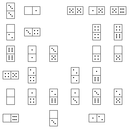 Domino Puzzle Grid
