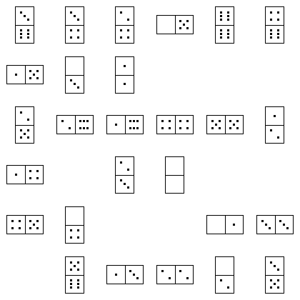 Domino Puzzle Grid