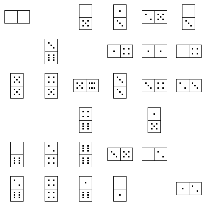 Domino Puzzle Grid