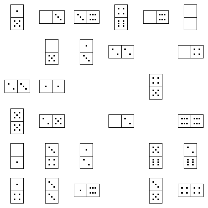 Domino Puzzle Grid