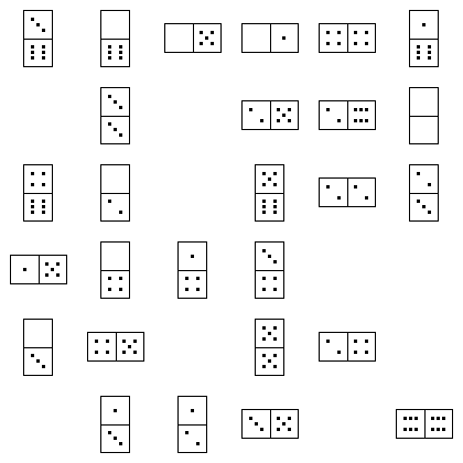 Domino Puzzle Grid