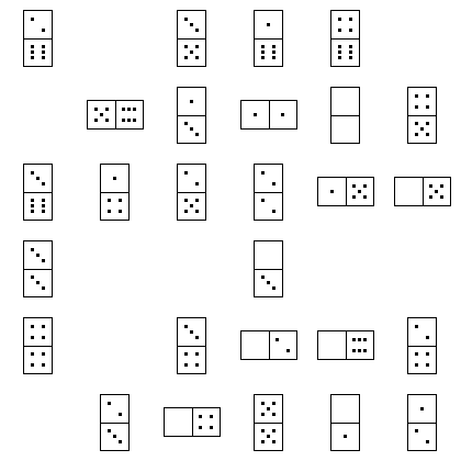 Domino Puzzle Grid