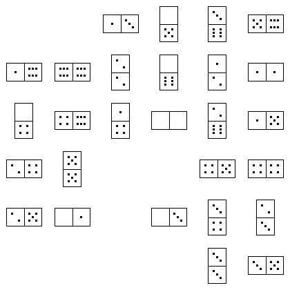 Domino Puzzle Grid