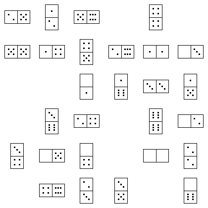 Domino Puzzle Grid