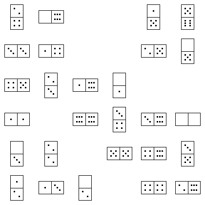 Domino Puzzle Grid