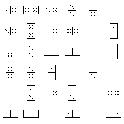 Domino Puzzle Grid
