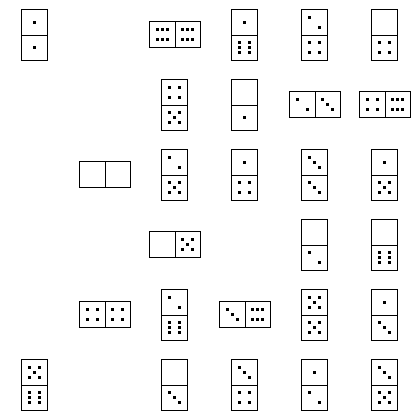 Domino Puzzle Grid
