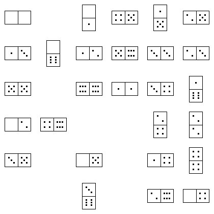 Domino Puzzle Grid