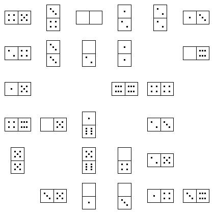 Domino Puzzle Grid