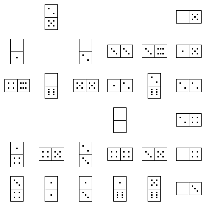 Domino Puzzle Grid