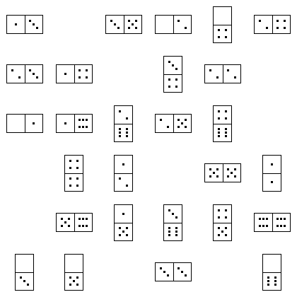 Domino Puzzle Grid