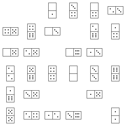Domino Puzzle Grid