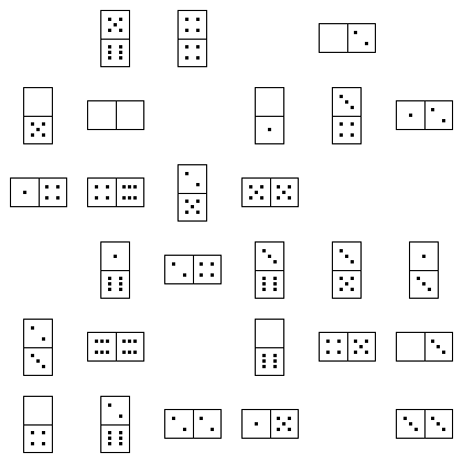 Domino Puzzle Grid