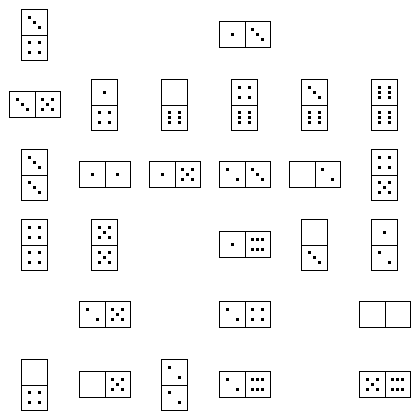 Domino Puzzle Grid