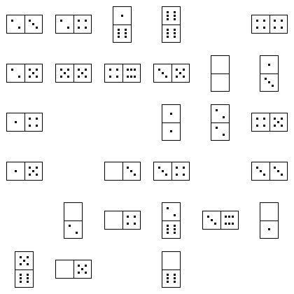 Domino Puzzle Grid