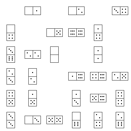 Domino Puzzle Grid