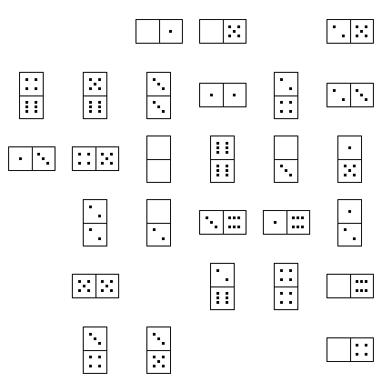 Domino Puzzle Grid