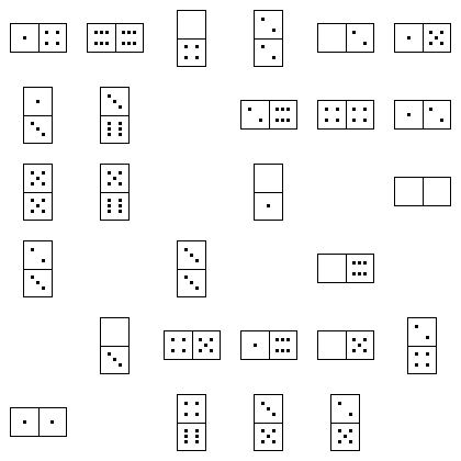 Domino Puzzle Grid