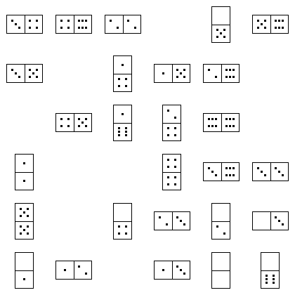 Domino Puzzle Grid