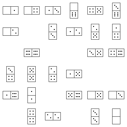 Domino Puzzle Grid