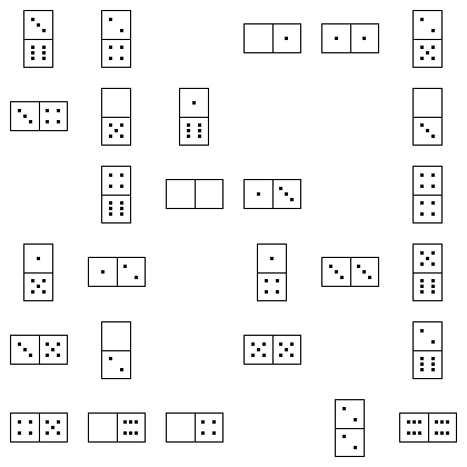 Domino Puzzle Grid