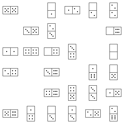 Domino Puzzle Grid