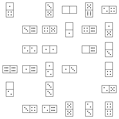 Domino Puzzle Grid