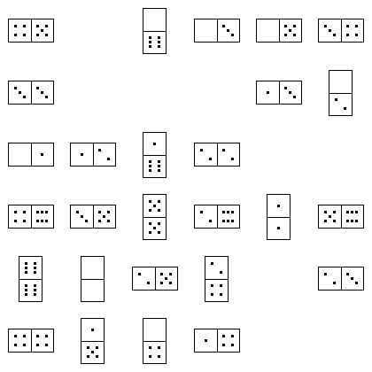 Domino Puzzle Grid