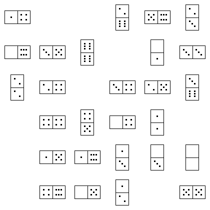 Domino Puzzle Grid