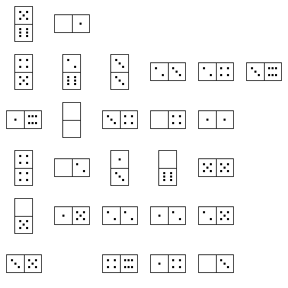 Domino Puzzle Grid
