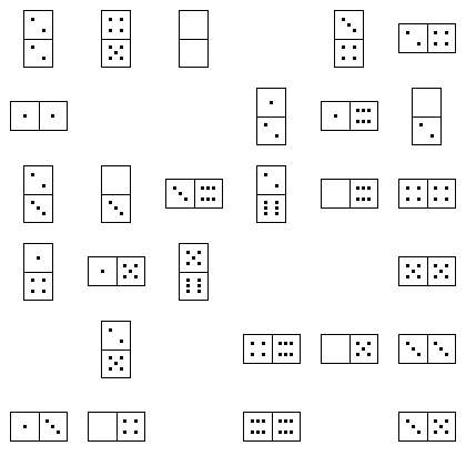 Domino Puzzle Grid