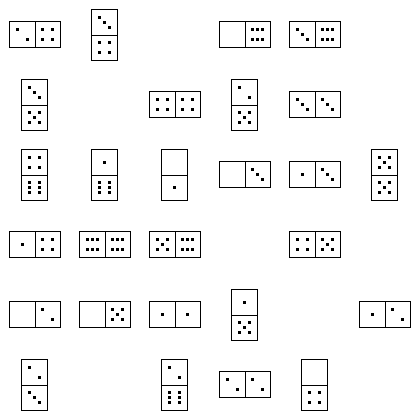 Domino Puzzle Grid